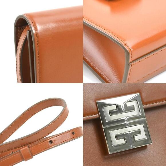 GIVENCHY Brown Leather Shoulder Bag - Picture 3 of 5